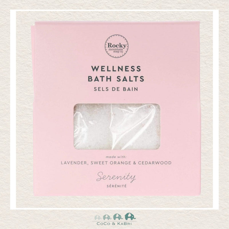 🇨🇦 Rocky Mountain Soap Co: Wellness Bath Salts - Serenity, CoCo & KaBri Children's Boutique