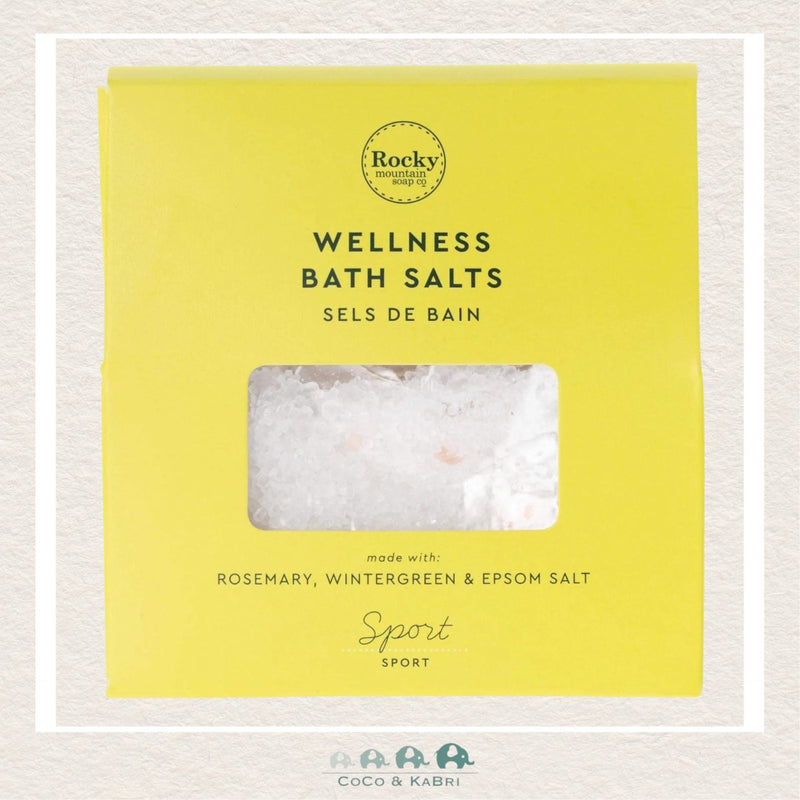 Rocky Mountain Soap Co: Wellness Bath Salts - Sport, CoCo & KaBri Children's Boutique