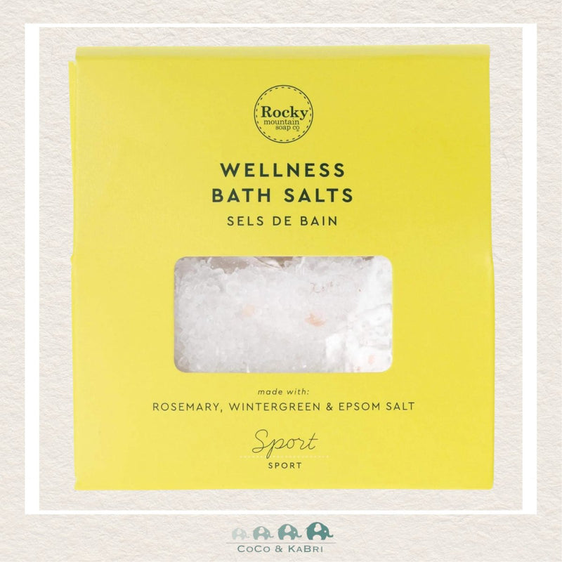 🇨🇦 Rocky Mountain Soap Co: Wellness Bath Salts - Sport, CoCo & KaBri Children's Boutique