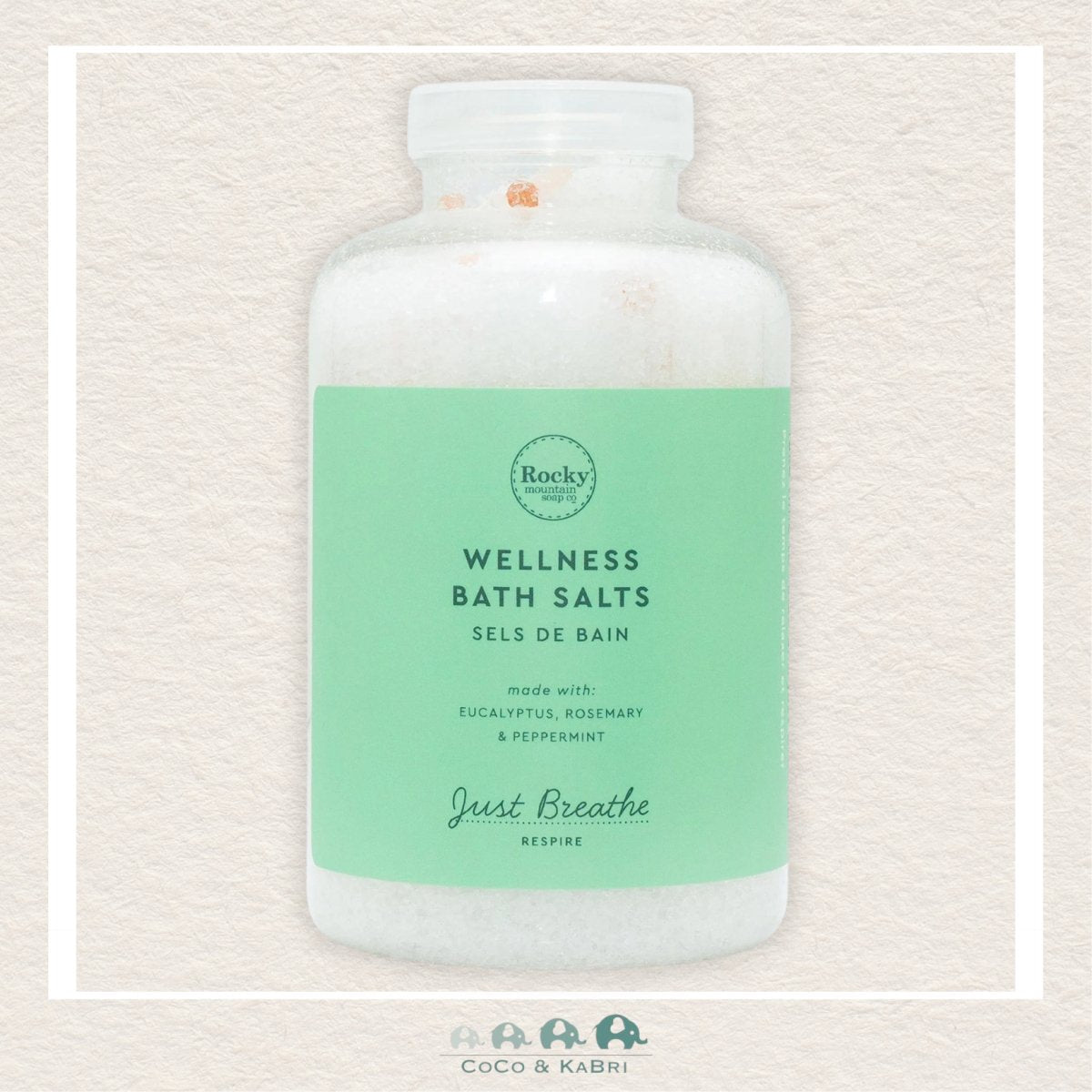 🇨🇦 Rocky Mountain Soap Company: Just Breathe Bath Salts, CoCo & KaBri Children's Boutique