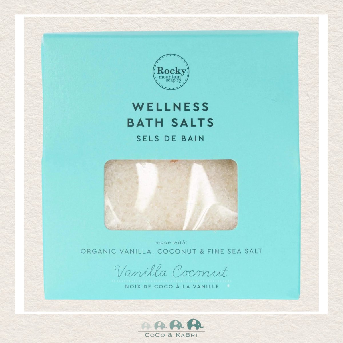 🇨🇦 Rocky Mountain Soap Company: Vanilla Coconut Wellness Salts, CoCo & KaBri Children's Boutique