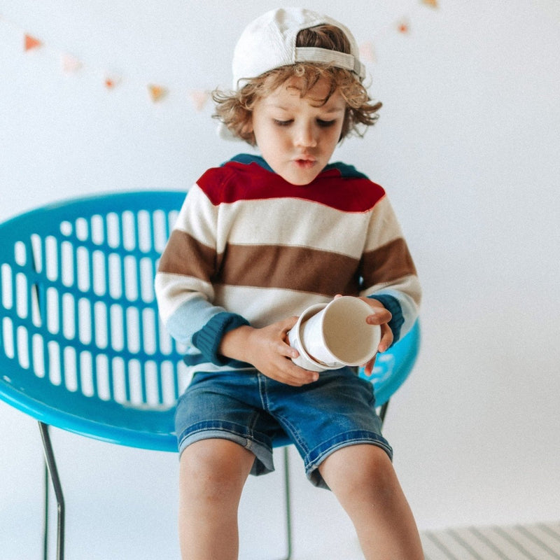 *Sourismini: Baby Boy Multicolor Striped Sweater, CoCo & KaBri Children's Boutique