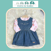 Sourismini: Baby Girl Denim Dress, CoCo & KaBri Children's Boutique