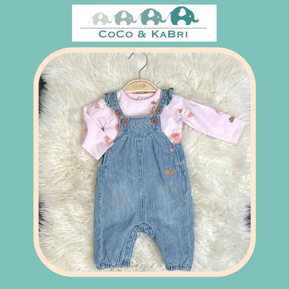 Sourismini: Baby Girl Light Pink Organic Cotton Ice Cream Bodysuit, CoCo & KaBri Children's Boutique