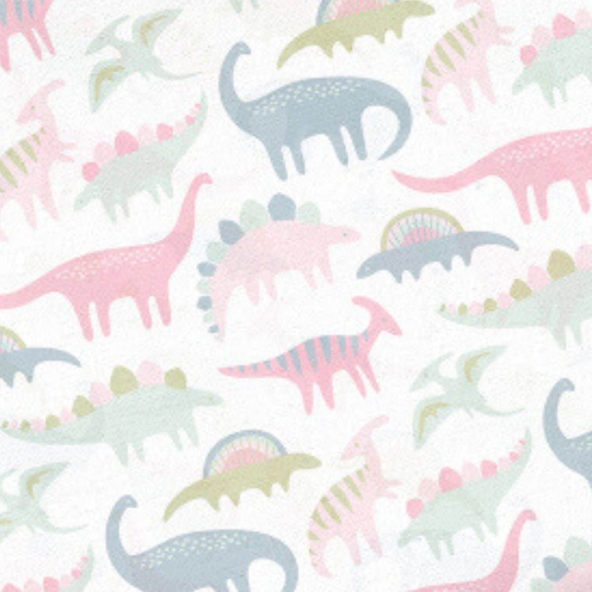 Stephen Joseph Muslin Swaddle Blanket - Pink Dino