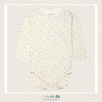 The New: Baby Girl Jayda Heart Diaper Shirt, CoCo & KaBri Children's Boutique