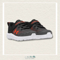 Under Armour: BINF Assert 10 AC Running Shoes - Dark Grey, CoCo & KaBri Children's Boutique