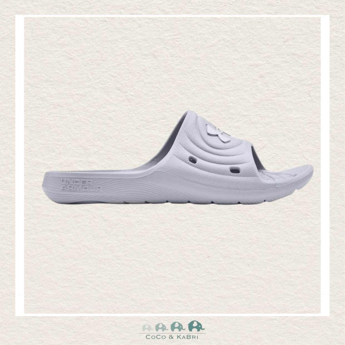 Under Armour Boys' Locker IV Slides Grey, CoCo & KaBri Children's Boutique