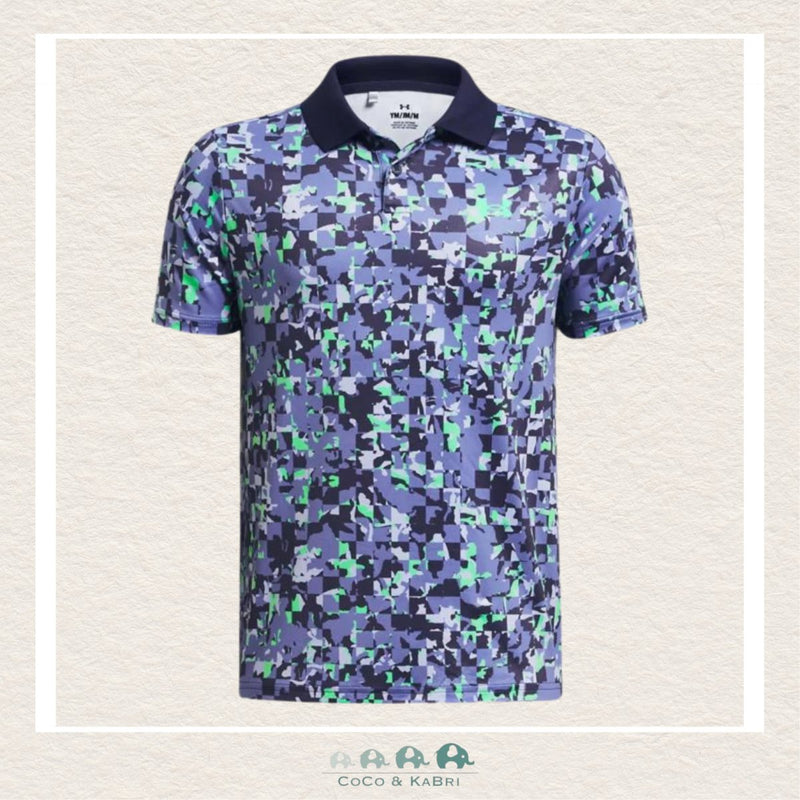 Under Armour Youth Boys' Matchplay Printed Polo Starlight, CoCo & KaBri Children's Boutique
