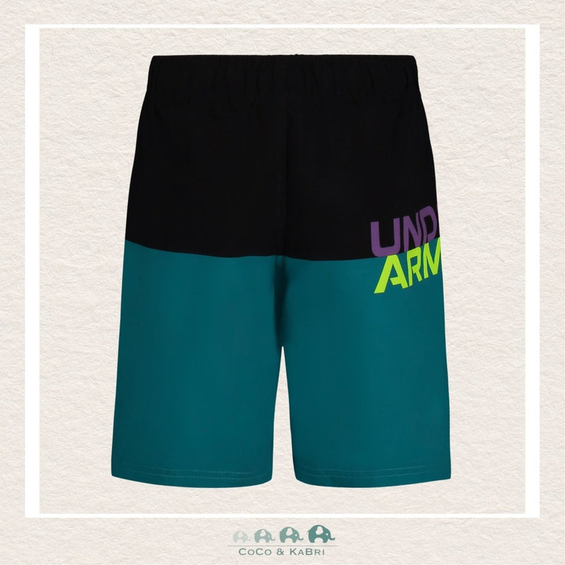 Under Armour Boys Youth: Block Volley Swim Trunks - Circuit Teal