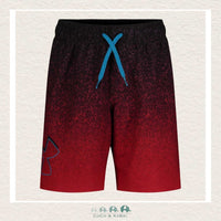 Under Armour Boys Youth: Tipped Logo Volley Swim Trunks - Red, CoCo & KaBri Children's Boutique