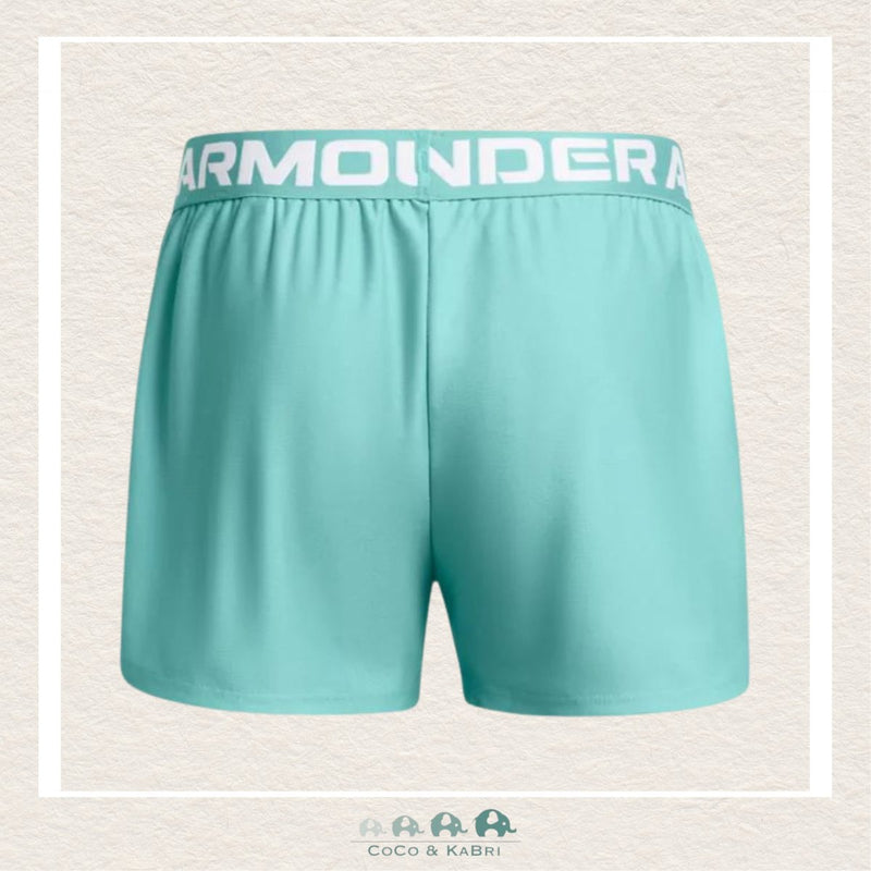 Under Armour Youth Girls' Play Up Shorts Turquoise, CoCo & KaBri Children's Boutique