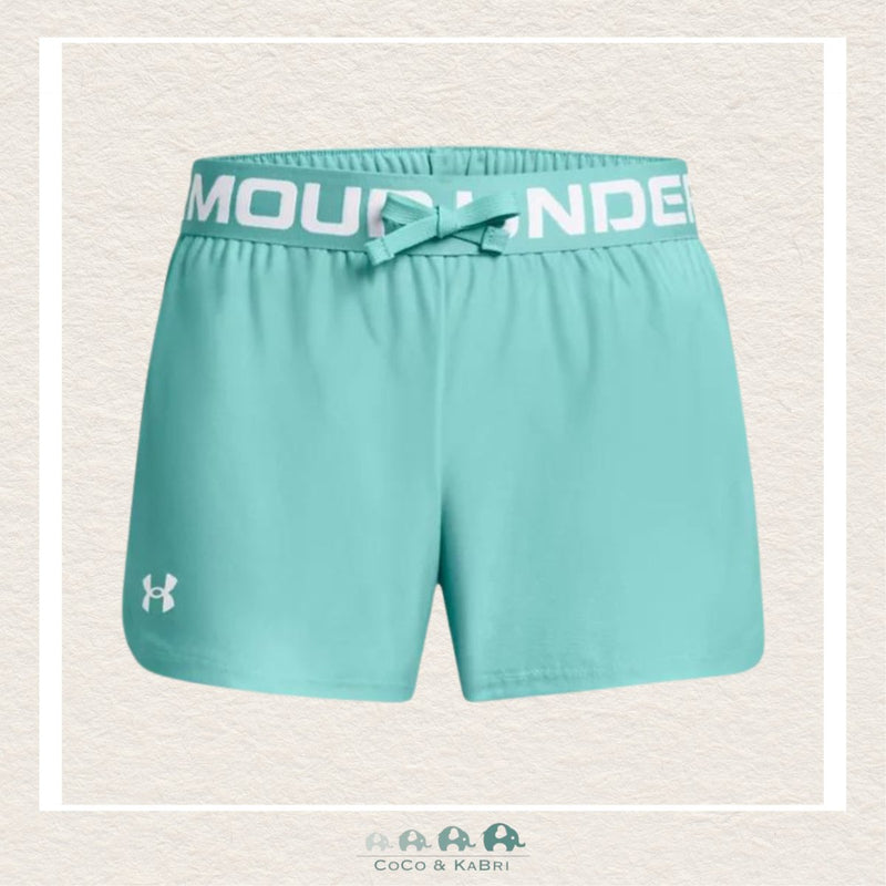 Under Armour Youth Girls' Play Up Shorts Turquoise, CoCo & KaBri Children's Boutique