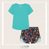 Under Armour Girls: Printed Tshirt & Short Set - Teal, CoCo & KaBri Children's Boutique