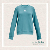 Under Armour Girls' Rival Terry Crew - Blue - CoCo & KaBri