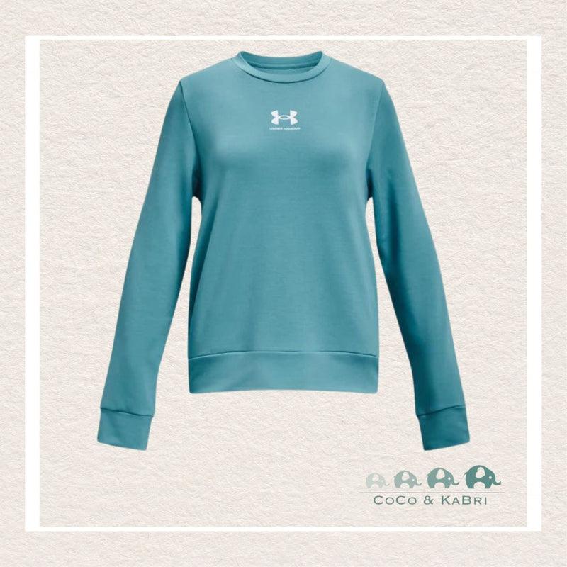 *Under Armour Girls' Rival Terry Crew - Blue, CoCo & KaBri Children's Boutique