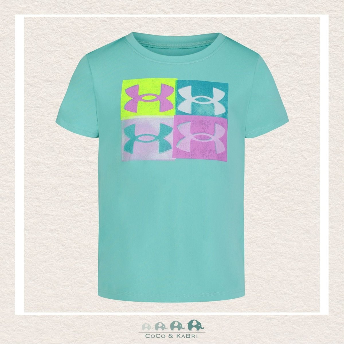 Under Armour Girls Tshirt - Teal, CoCo & KaBri Children's Boutique