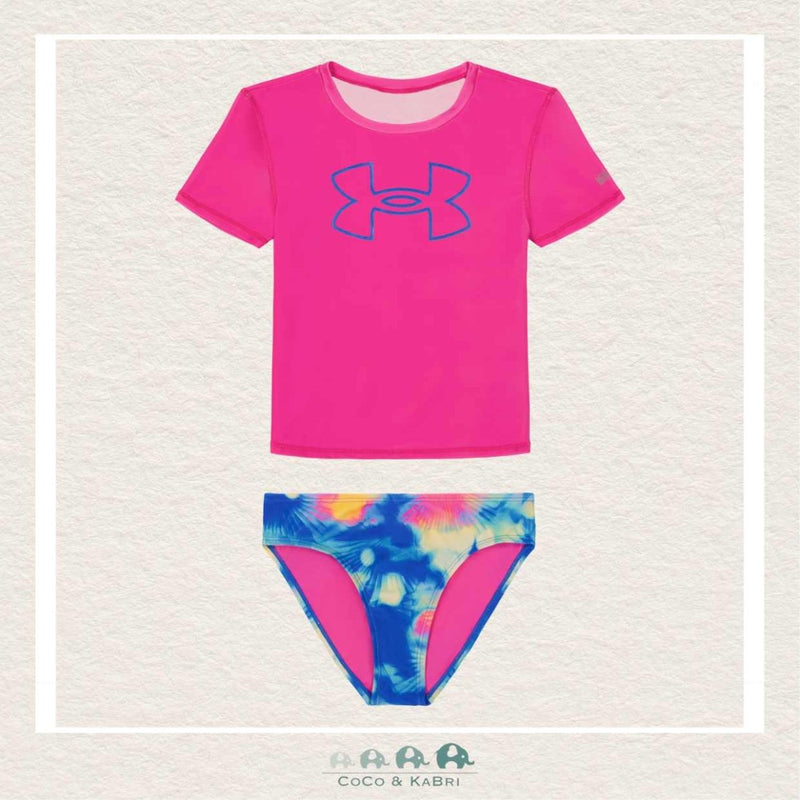 Under Armour Girls: Two Piece Rashguard Swimsuit - Rebel Pink, CoCo & KaBri Children's Boutique