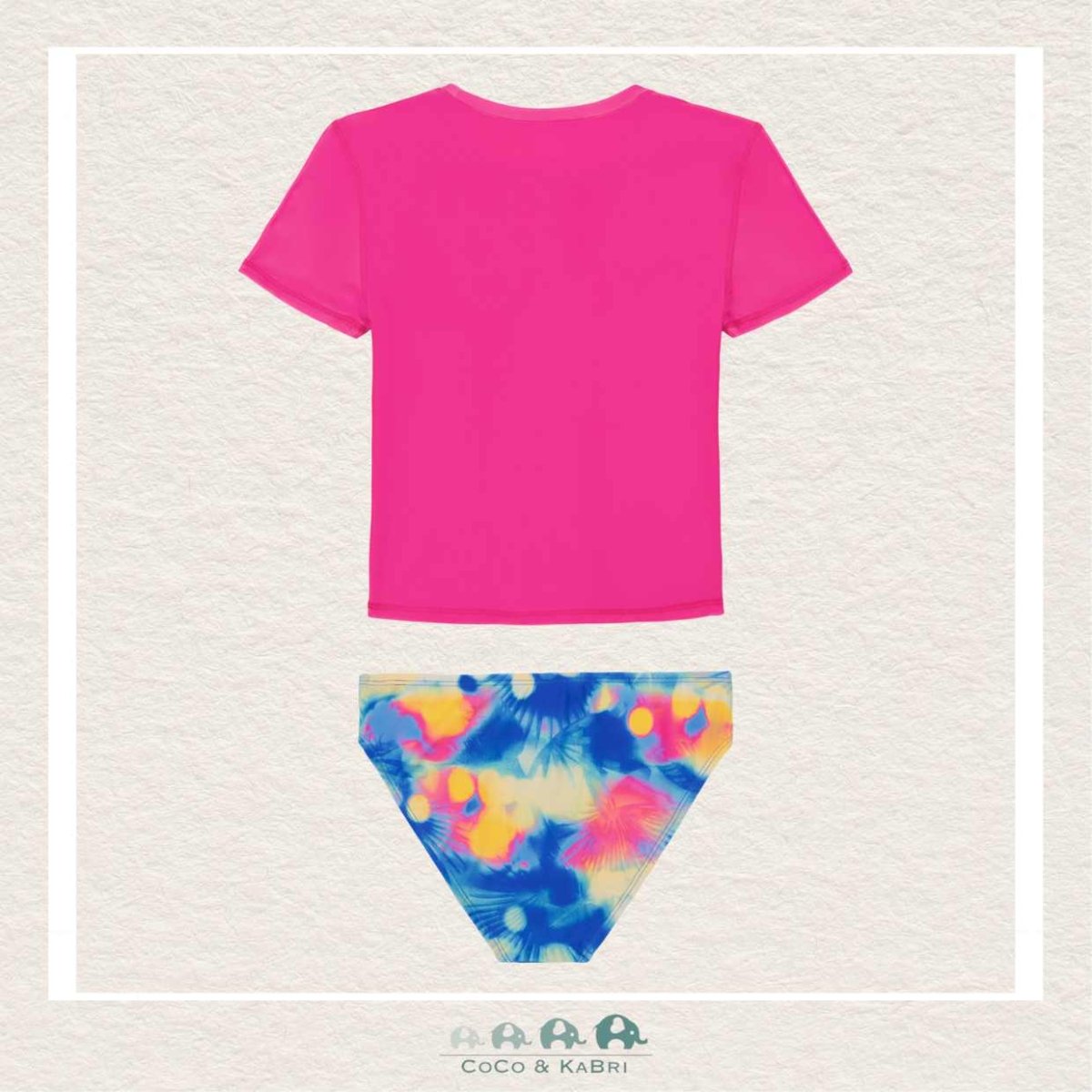 Under Armour Girls: Two Piece Rashguard Swimsuit - Rebel Pink, CoCo & KaBri Children's Boutique