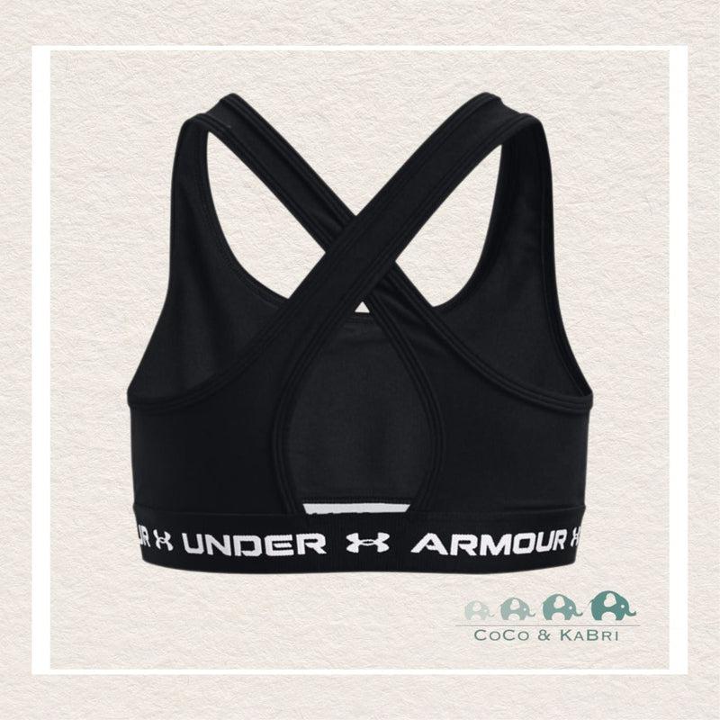 *Under Armour: Girls' Crossback Sports Bra - Black, CoCo & KaBri Children's Boutique