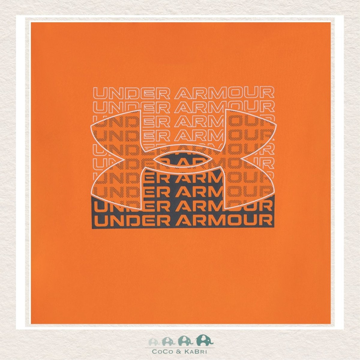 Under Armour Little Boys Orange Tshirt & Grey Shorts, CoCo & KaBri Children's Boutique