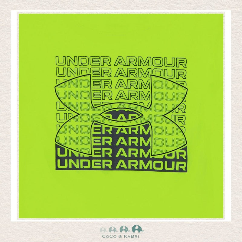 Under Armour Little Boys Yellow Tshirt & Black Shorts, CoCo & KaBri Children's Boutique