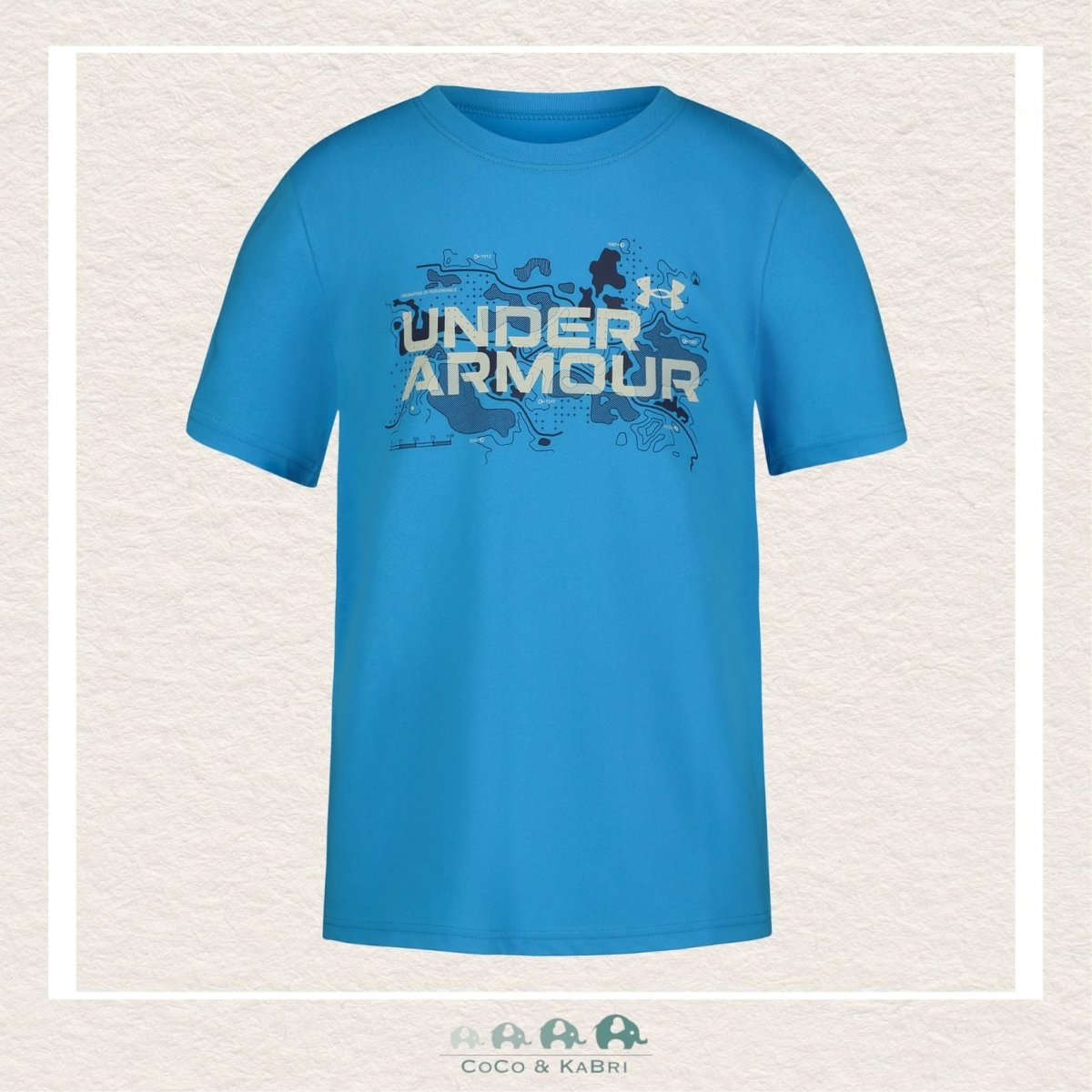 Under Armour Youth Boys Blue Tshirt, CoCo & KaBri Children's Boutique