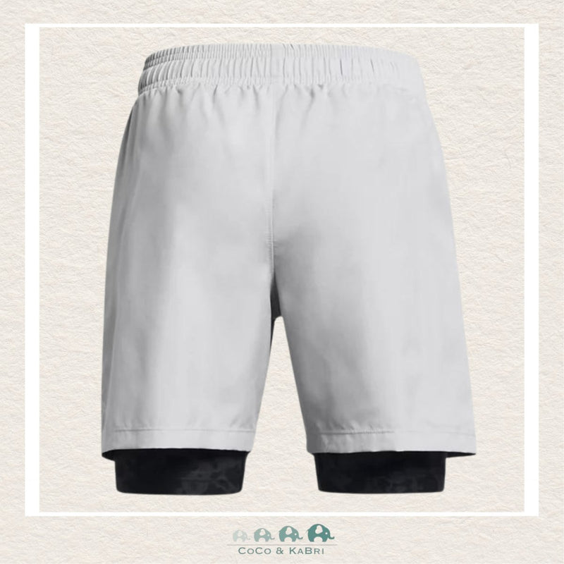 Under Armour Youth Boys' Tech™ Woven 2-in-1 Shorts Mod Gray, CoCo & KaBri Children's Boutique