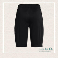 Under Armour: Youth Boys' Prototype 2.0 Wordmark Shorts - BLACK, Boys shorts, CoCo & KaBri, Children's Boutique