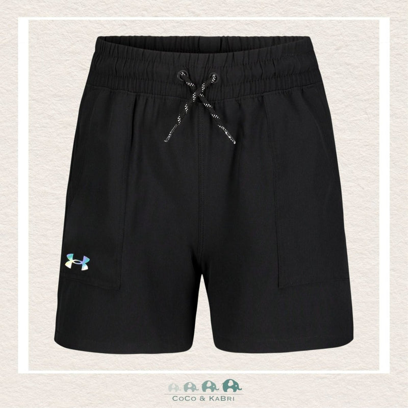 Under Armour Youth Girls Black Long Shorts, CoCo & KaBri Children's Boutique