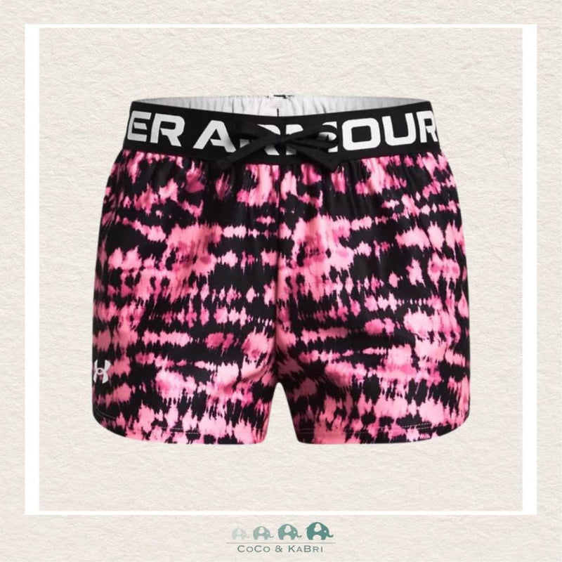 Under Armour: Youth Girls' Play Up Printed Shorts - Pink/Black, CoCo & KaBri Children's Boutique