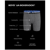 Under Armour Youth Performance Tech Boxers - Green 3 Pack, CoCo & KaBri Children's Boutique