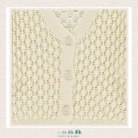 Vignette: Margot Cardigan - Ivory, CoCo & KaBri Children's Boutique