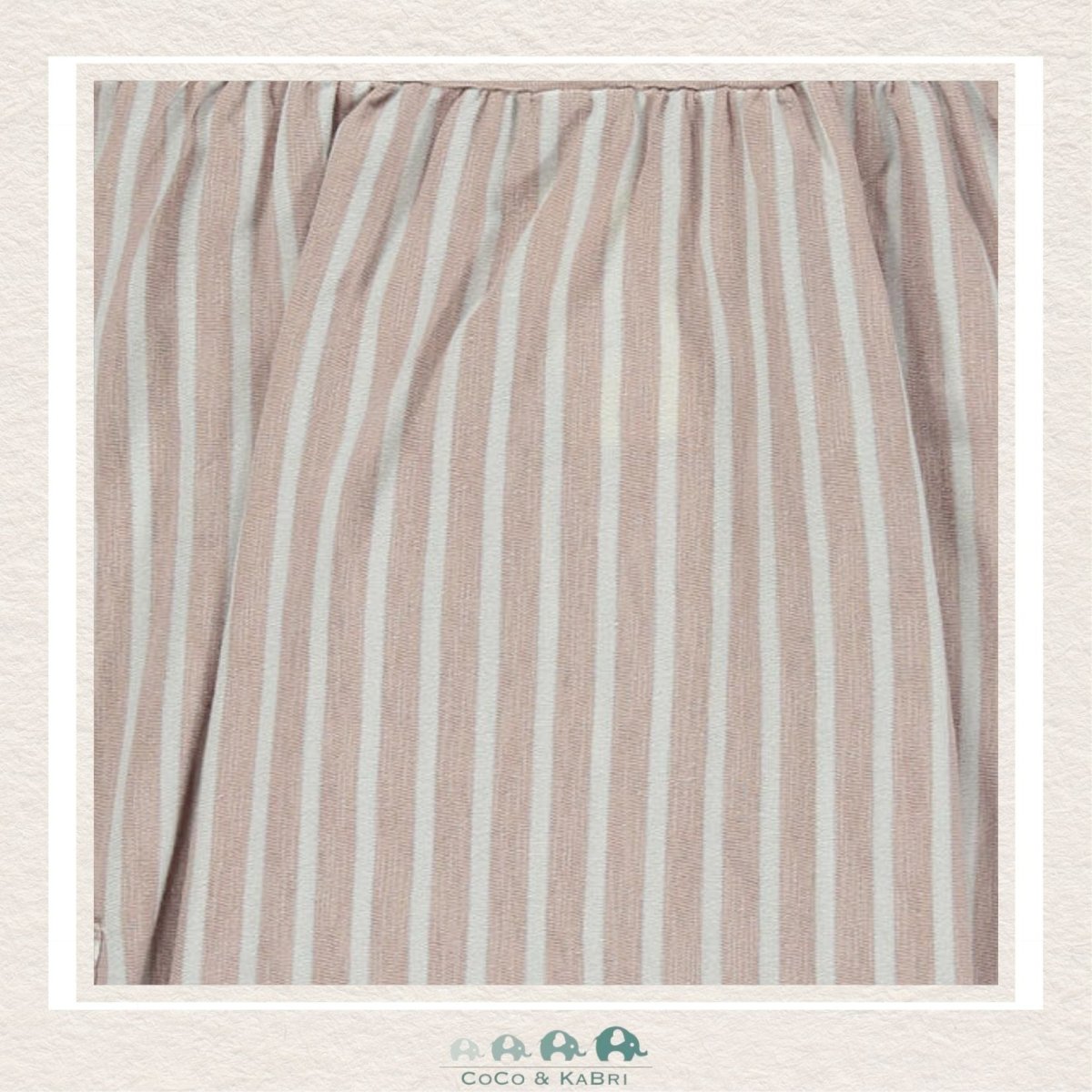 Vignette: Riley Dress - Short Sleeve - Lavender & Ivory Stripe, CoCo & KaBri Children's Boutique