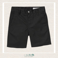 Volcom: Little Boys Frickin Chino Shorts - Black, CoCo & KaBri Children's Boutique