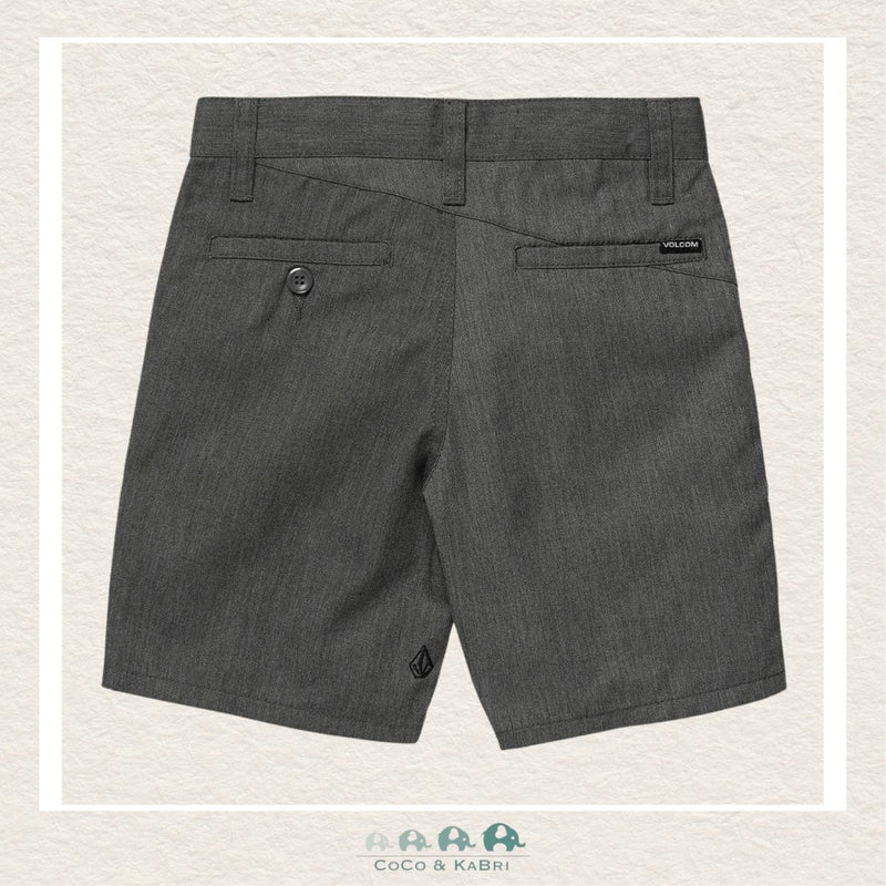Volcom: Little Boys Frickin Chino Shorts - Charcoal Heather, CoCo & KaBri Children's Boutique