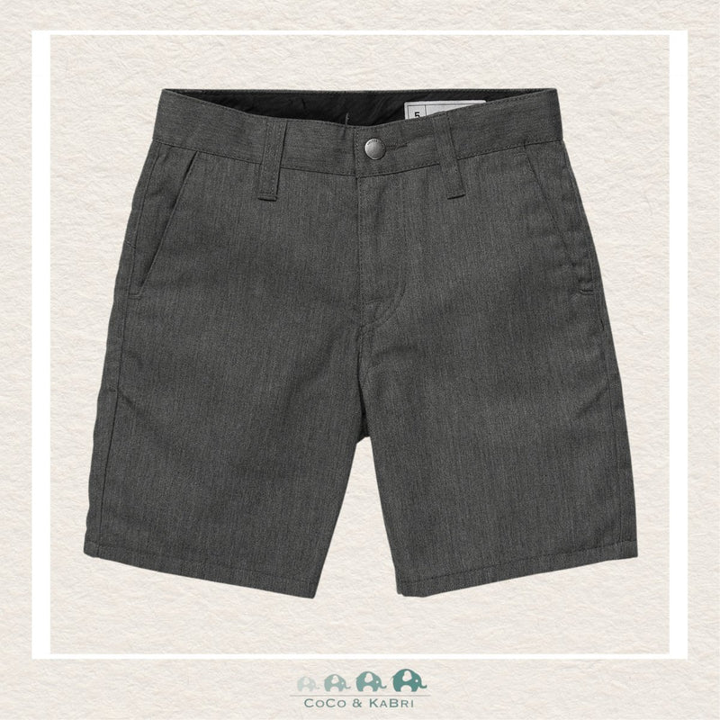 Volcom: Little Boys Frickin Chino Shorts - Charcoal Heather, CoCo & KaBri Children's Boutique