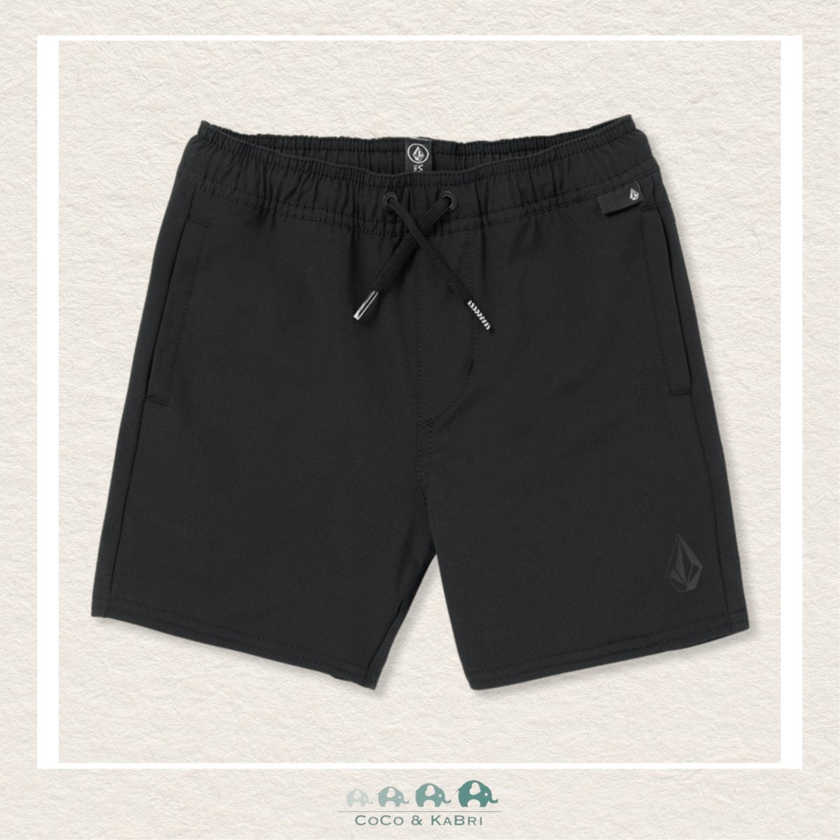 Volcom: Youth Boys Nomoly Hybrid Shorts - Black, CoCo & KaBri Children's Boutique