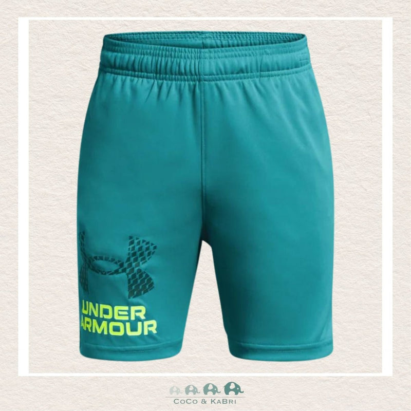 Under Armour Youth Boys' Tech™ Logo Shorts Teal, CoCo & KaBri Children's Boutique